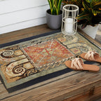 Kaitag 18th Century Caucasian Embroidery Print Outdoor Rug Gallery Image 2