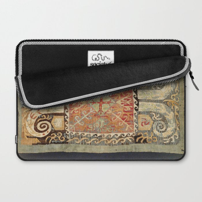 Kaitag 18th Century Caucasian Embroidery Print Laptop Sleeve Gallery Image 2