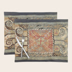 Kaitag 18th Century Caucasian Embroidery Print Placemat Gallery Image 1