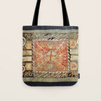 Kaitag 18th Century Caucasian Embroidery Print Tote Bag Gallery Image 1