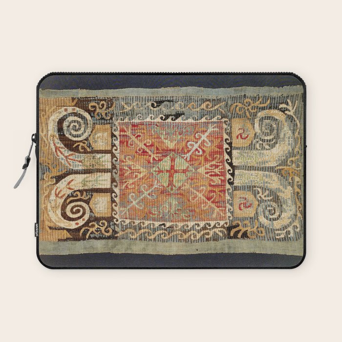 Kaitag 18th Century Caucasian Embroidery Print Laptop Sleeve Gallery Image 1