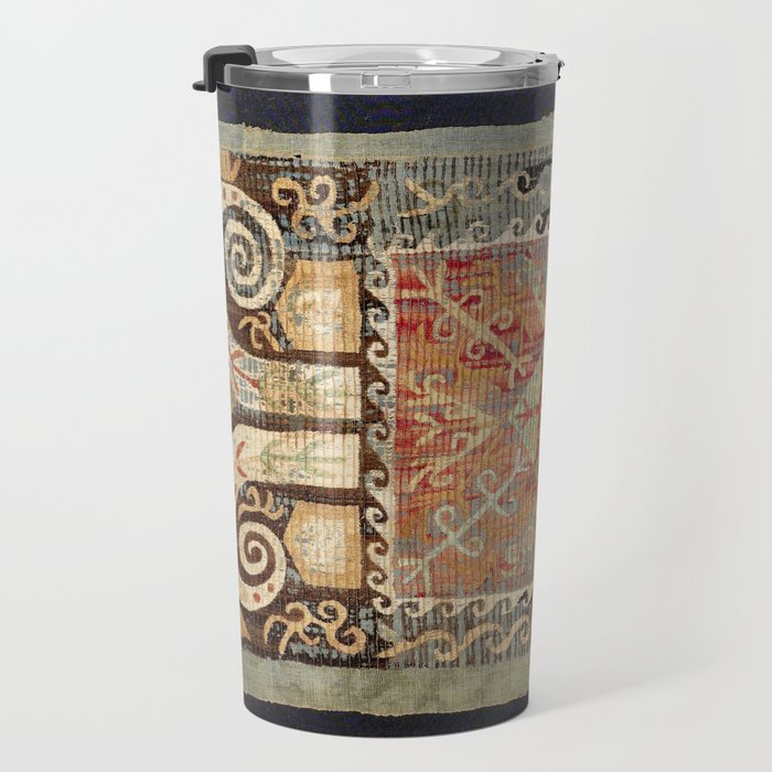 Kaitag 18th Century Caucasian Embroidery Print Travel Mug Gallery Image 3
