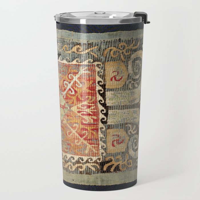Kaitag 18th Century Caucasian Embroidery Print Travel Mug Gallery Image 2