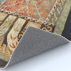 Kaitag 18th Century Caucasian Embroidery Print Rug Gallery Image 4