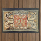 Kaitag 18th Century Caucasian Embroidery Print Outdoor Rug Gallery Image 1