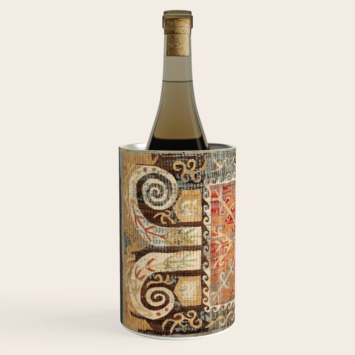 Kaitag 18th Century Caucasian Embroidery Print Wine Chiller Gallery Image 2