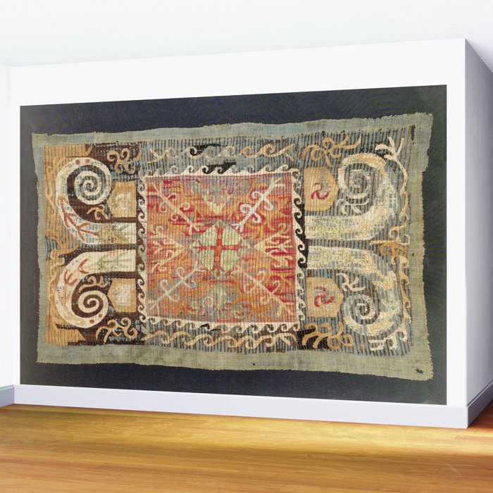 Kaitag 18th Century Caucasian Embroidery Print Wall Mural Gallery Image 2