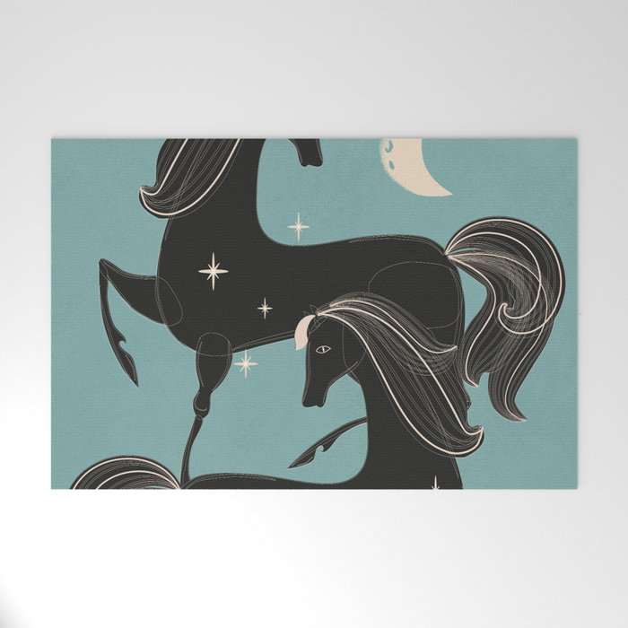 Horses 6 Welcome Mat Gallery Image 1
