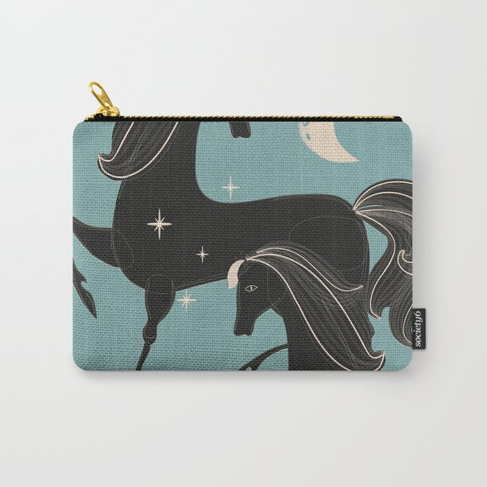 Horses 6 Carry All Pouch Gallery Image 1