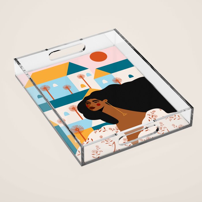 Exploring A New City Acrylic Tray Gallery Image 1