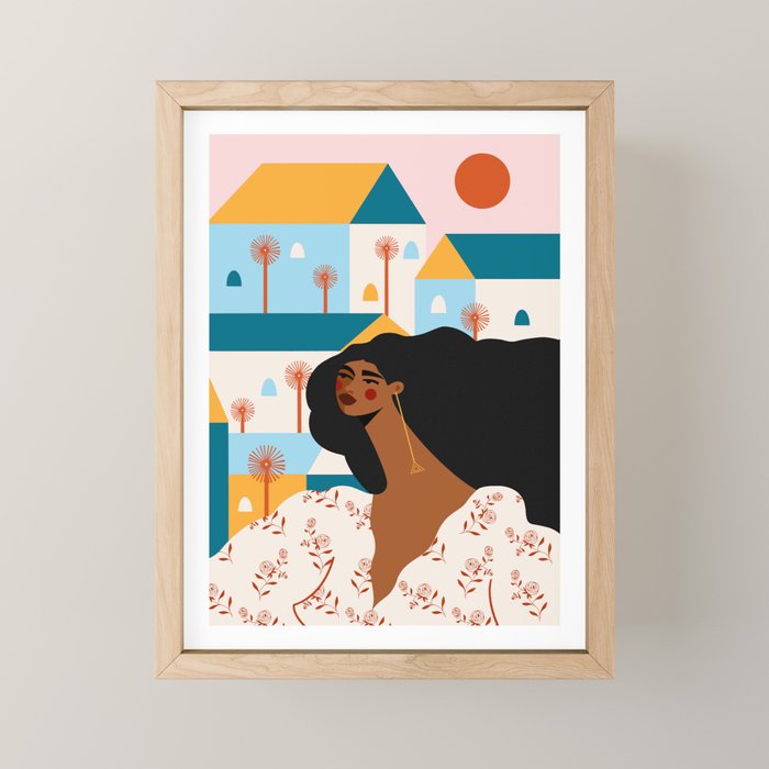 Exploring A New City Mini Art Print Gallery Image 1