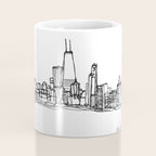 Chicago Skyline (A Continuous Line Drawing) Coffee Mug Gallery Image 4