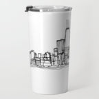 Chicago Skyline (A Continuous Line Drawing) Travel Mug Gallery Image 3
