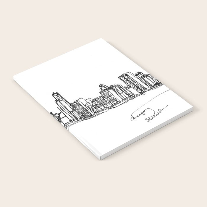 Chicago Skyline (A Continuous Line Drawing) Notebook Gallery Image 2