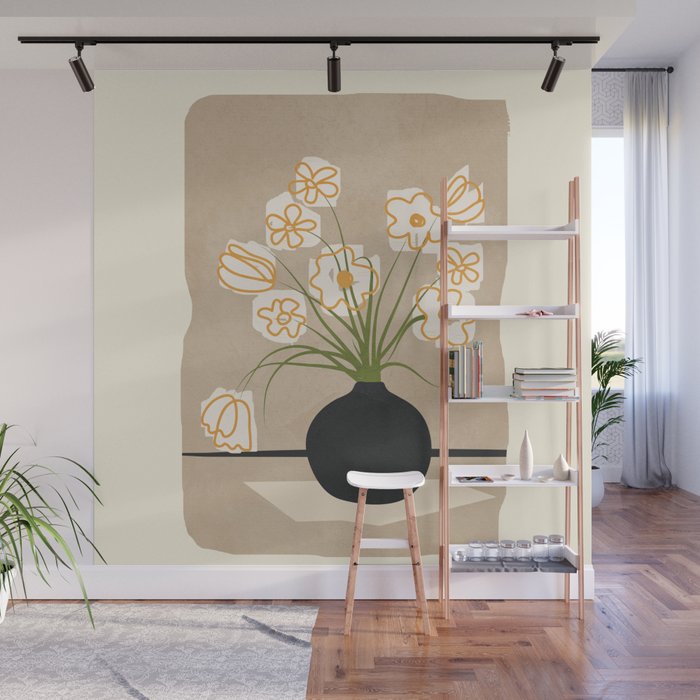 Flowers 7 Wall Mural Gallery Image 1