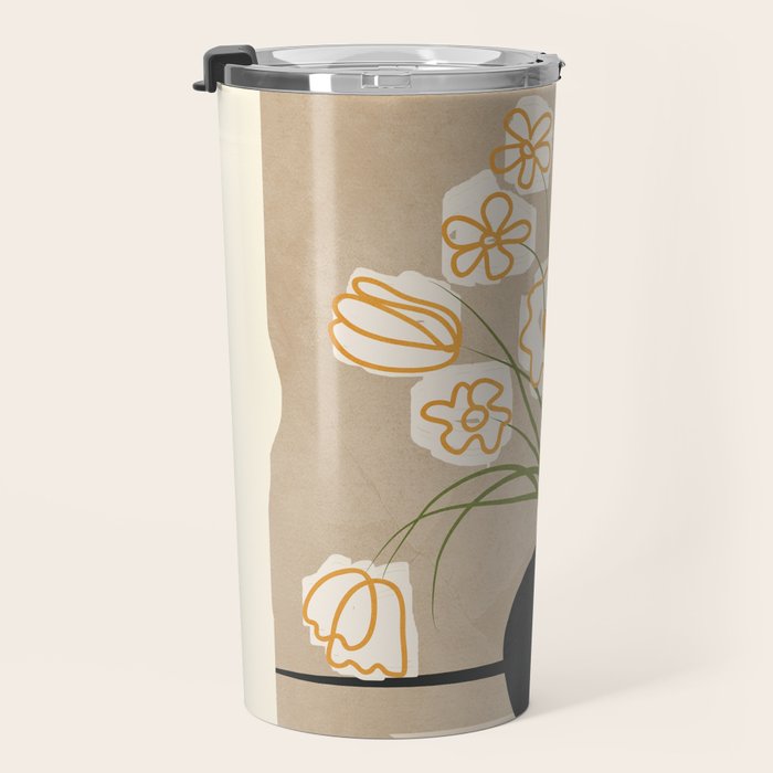 Flowers 7 Travel Mug Gallery Image 3