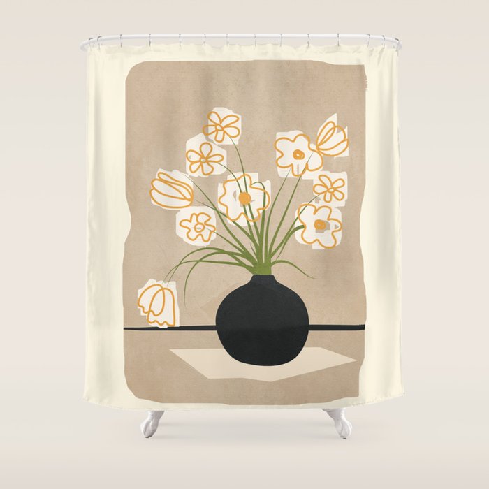 Flowers 7 Shower Curtain Gallery Image 1
