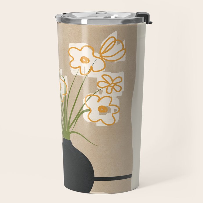 Flowers 7 Travel Mug Gallery Image 2