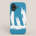 cornered! (bunny and crocodile) iPhone Case Gallery Image 1