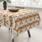 Vintage Bows VI Orange Tablecloth Gallery Image 3