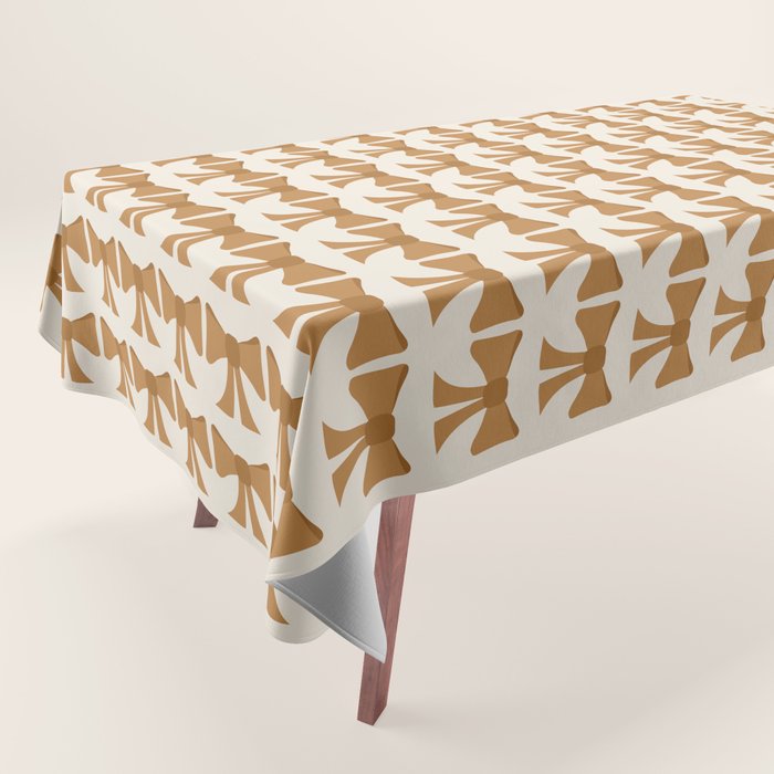 Vintage Bows VI Orange Tablecloth Gallery Image 1