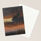 "Cloud Study over Poplars" by Knud Baade, circa 1830s-1840s Stationery Card Gallery Image 2