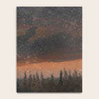 "Cloud Study over Poplars" by Knud Baade, circa 1830s-1840s Notebook Gallery Image 4