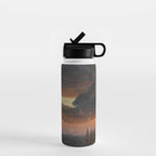 "Cloud Study over Poplars" by Knud Baade, circa 1830s-1840s Water Bottle Gallery Image 1