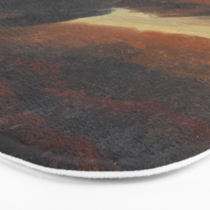 "Cloud Study over Poplars" by Knud Baade, circa 1830s-1840s Bath Mat Gallery Image 3