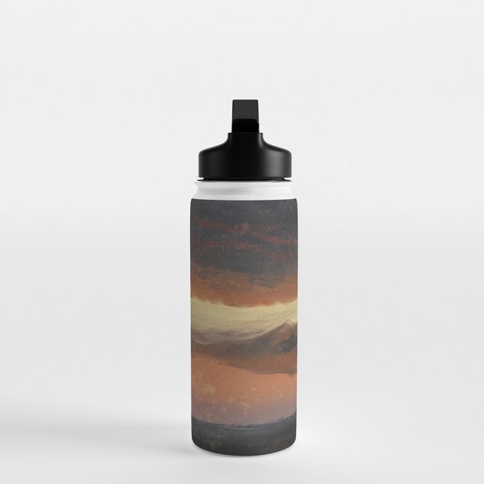 "Cloud Study over Poplars" by Knud Baade, circa 1830s-1840s Water Bottle Gallery Image 3