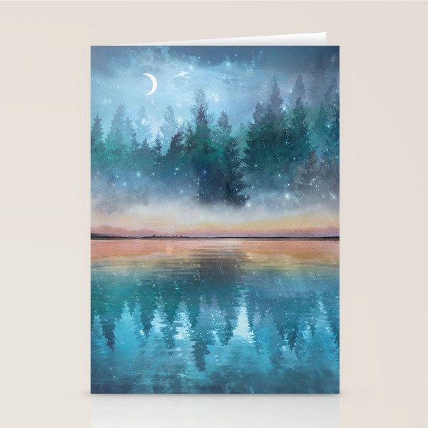 Evening Mist Stationery Card Gallery Image 2