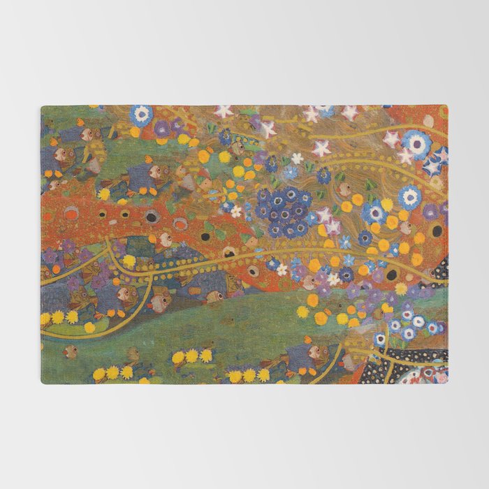 Gustav Klimt "Water Serpents" (detail) Rug Gallery Image 2