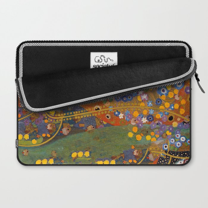 Gustav Klimt "Water Serpents" (detail) Laptop Sleeve Gallery Image 2
