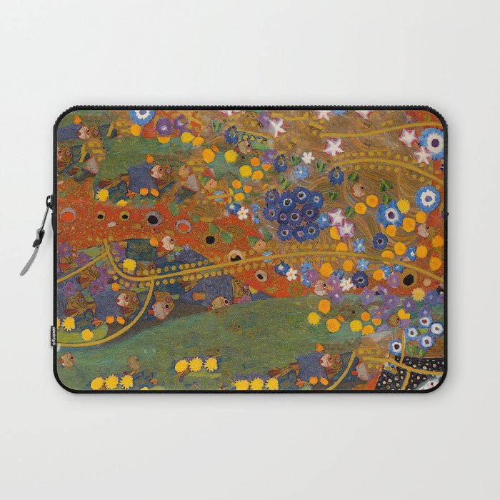 Gustav Klimt "Water Serpents" (detail) Laptop Sleeve Gallery Image 1