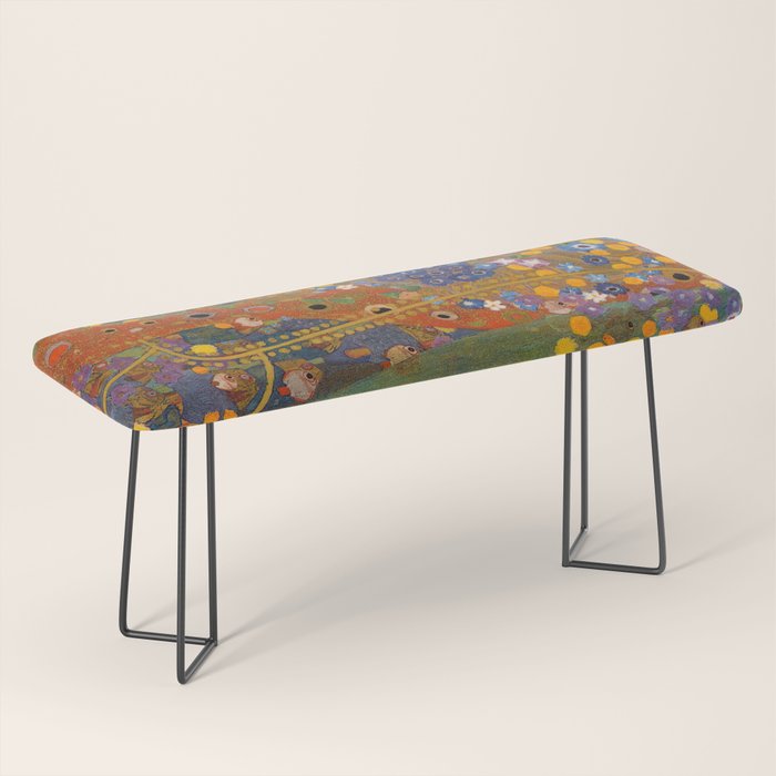Gustav Klimt "Water Serpents" (detail) Bench Gallery Image 1
