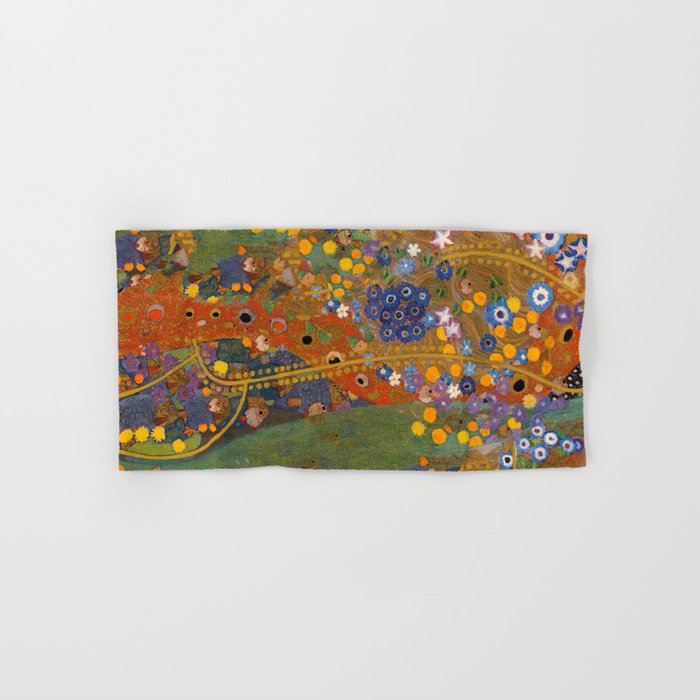 Gustav Klimt "Water Serpents" (detail) Bath Towel Gallery Image 1