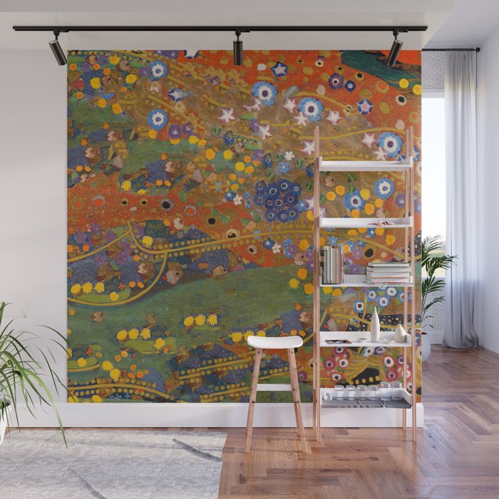 Gustav Klimt "Water Serpents" (detail) Wall Mural Gallery Image 1