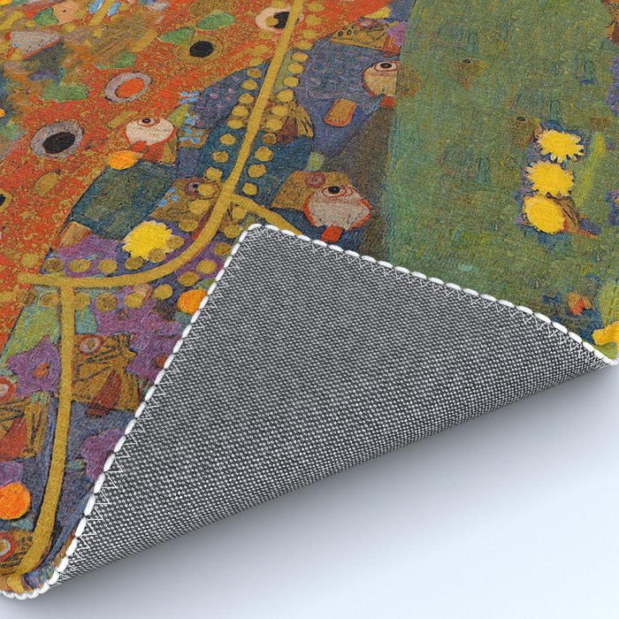 Gustav Klimt "Water Serpents" (detail) Rug Gallery Image 4