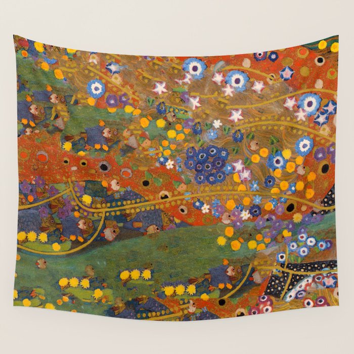 Gustav Klimt "Water Serpents" (detail) Wall Tapestry Gallery Image 4