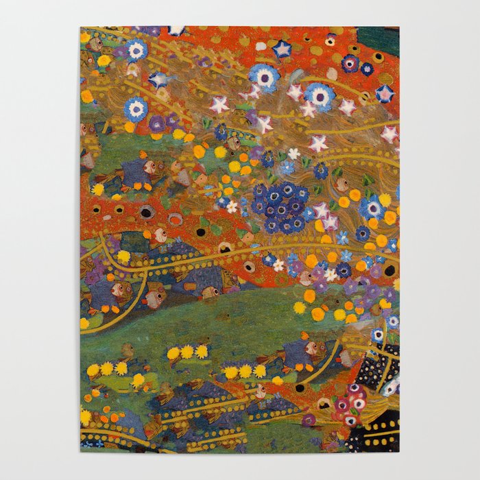 Gustav Klimt "Water Serpents" (detail) Poster Gallery Image 4