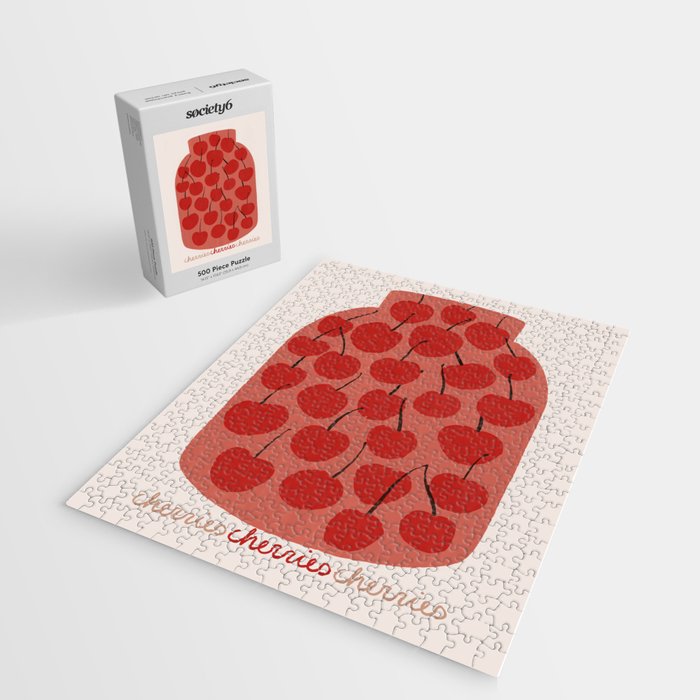 JAR OF CHERRIES Jigsaw Puzzle Gallery Image 2