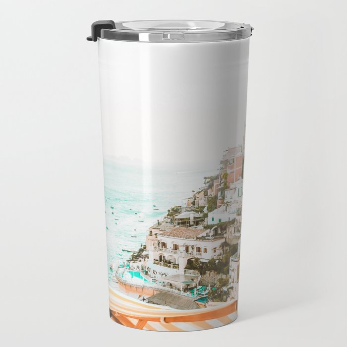 Positano, Italy Beach Vibes Photography Travel Mug Gallery Image 3