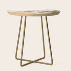 Positano, Italy Beach Vibes Photography Side Table Gallery Image 1