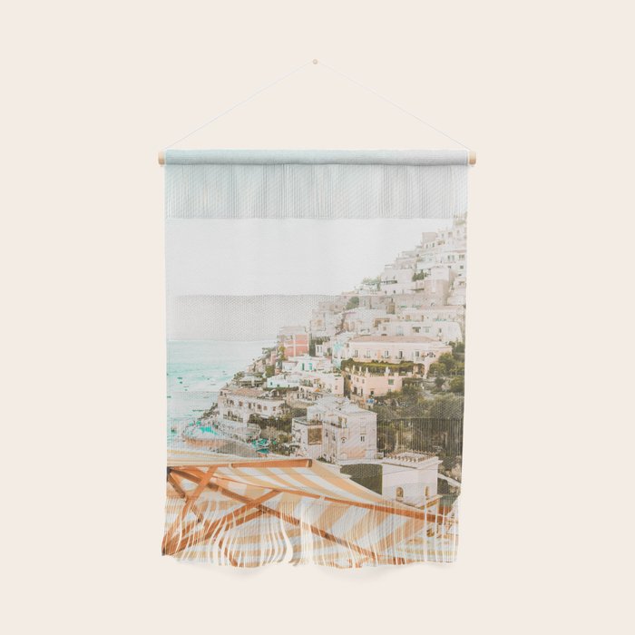 Positano, Italy Beach Vibes Photography Wall Hanging Gallery Image 1