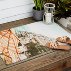 Positano, Italy Beach Vibes Photography Outdoor Rug Gallery Image 2