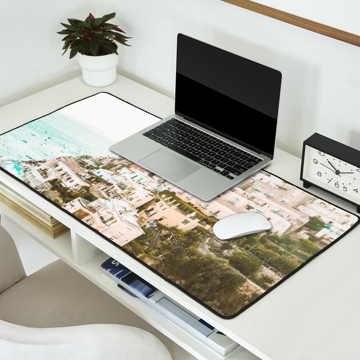 Positano, Italy Beach Vibes Photography Desk Mat Gallery Image 2
