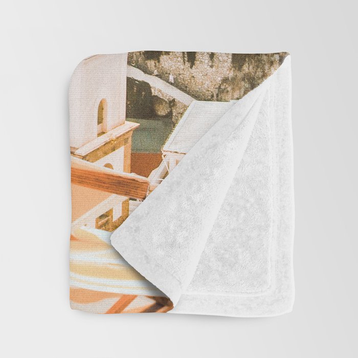 Positano, Italy Beach Vibes Photography Throw Blanket Gallery Image 3