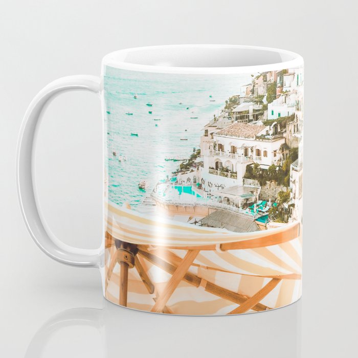 Positano, Italy Beach Vibes Photography Coffee Mug Gallery Image 3
