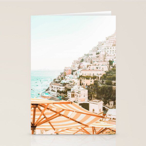 Positano, Italy Beach Vibes Photography Stationery Card Gallery Image 1