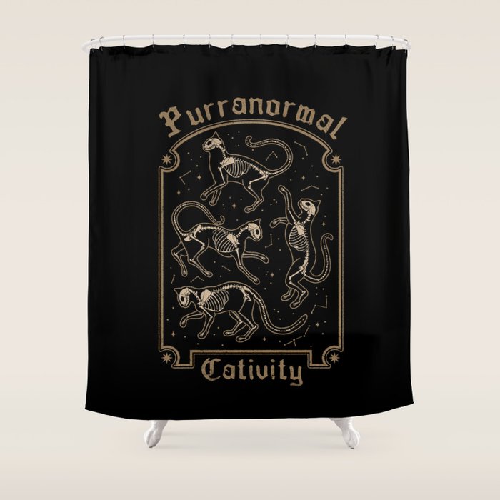 Purranormal Cativity Shower Curtain Gallery Image 1
